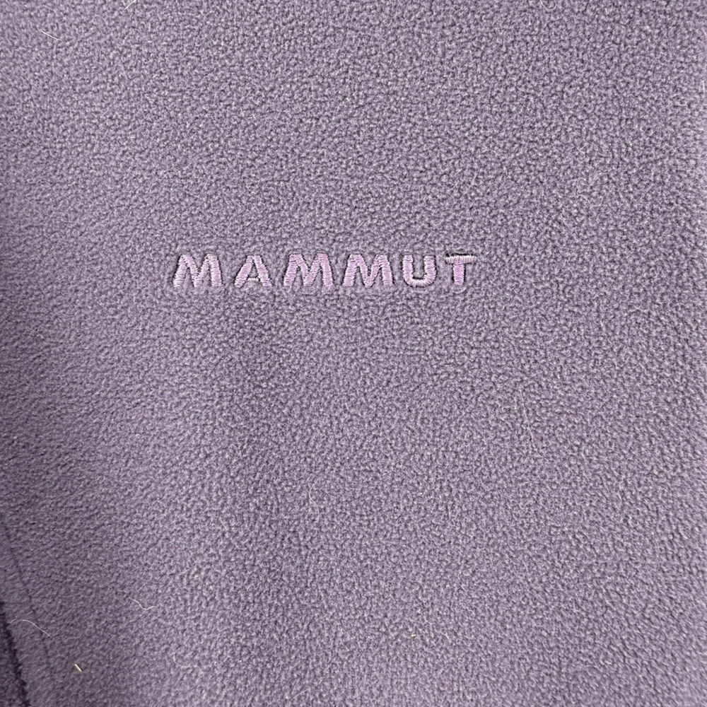 Mammut Womens Purple‎ Tecnopile Fleece Quarter Zip Pullover Sweater 1040-00130 L